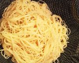 絶品 秘密の 桃モッツァレラの冷製パスタ作り方1写真