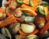 豚こま肉で＊揚げない！絶品酢豚作り方6写真