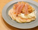 絶品 秘密の 桃モッツァレラの冷製パスタ作り方8写真