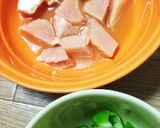 梅酢でさっぱり鶏肉作り方1写真