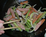 アスパラとソーセージのＷチーズ焼き作り方1写真