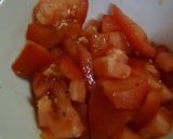 フレッシュトマト鶏そぼろ丼作り方1写真