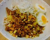 豆乳で汁なし担々麺作り方10写真