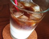 【綺麗な二層】アイスカフェラテの入れ方作り方9写真