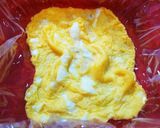 ＊レンジでふわふわ錦糸卵＊作り方3写真