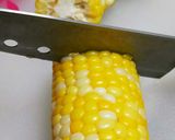 焼きコーンバター＊食べやすい切り方作り方1写真