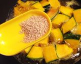 フライパンで かぼちゃの煮物作り方4写真