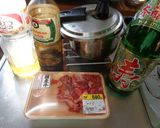 最速の大和煮の牛丼作り方1写真