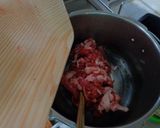 最速の大和煮の牛丼作り方3写真