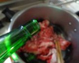 最速の大和煮の牛丼作り方4写真