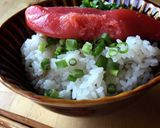 たらこごはん作り方1写真