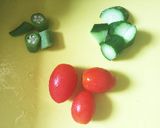 3分で完成！冷え冷え夏野菜サラダ！作り方2写真