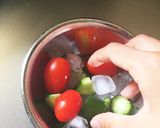3分で完成！冷え冷え夏野菜サラダ！作り方3写真