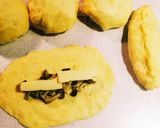 朝食にきのこバジルチーズパン☆作り方8写真
