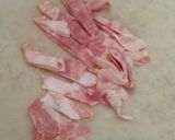 我が家の定番♪ベーコンマヨおにぎり作り方1写真