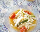 簡単ヘルシー！＊夏野菜のピリ辛冷や汁＊作り方6写真