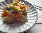 簡単ヘルシー！＊夏野菜のピリ辛冷や汁＊作り方10写真