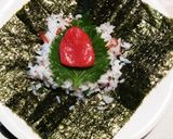 辛子明太子としそのおにぎらず作り方3写真