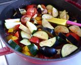 ストウブで鍋どん夏野菜のパスタ作り方6写真