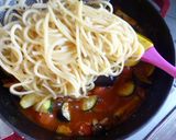 ストウブで鍋どん夏野菜のパスタ作り方7写真