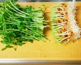 簡単!!　豚バラの豆苗クルクル巻き作り方1写真