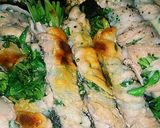 簡単!!　豚バラの豆苗クルクル巻き作り方3写真