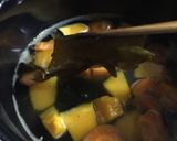 ほっこり♡かぼちゃと人参のお味噌汁作り方3写真