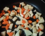ギ二リン(豚ひき肉のトマト炒め)作り方2写真