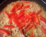ギ二リン(豚ひき肉のトマト炒め)作り方6写真