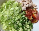 簡単に野菜大量摂取‼︎韓サラダそうめん作り方2写真