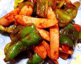 ☆ピーマンと魚肉ソーセージのケチャ炒め☆作り方4写真