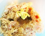 ヘルシー三色丼～！作り方2写真