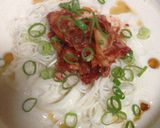 クリーミーなキムチそうめん作り方4写真