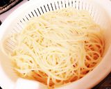 【簡単】絶品トマトの冷製パスタ【時短】作り方3写真