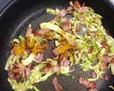 主役級！キャベツとベーコンのカレー炒め作り方4写真