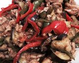 ナスとピーマンの肉味噌炒め☆熱中症対策に作り方5写真
