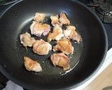 鶏肉のパプリカとエリンギのカレー炒め作り方3写真