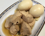 簡単‼鶏むね肉と卵の煮物作り方3写真