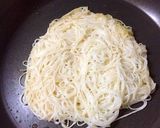 簡単！時短！残り物で！そうめんピザ作り方3写真