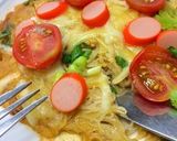 簡単！時短！残り物で！そうめんピザ作り方9写真