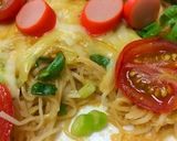 簡単！時短！残り物で！そうめんピザ作り方11写真