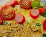 簡単！時短！残り物で！そうめんピザ作り方12写真
