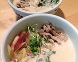 出汁がきいてる豆乳ぶっかけ春雨☆作り方3写真