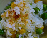 とうもろこしとグリーンピースごはん作り方2写真
