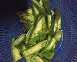 ナスの唐揚でオクラ和え作り方4写真