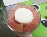 まるごと1個以上使った贅沢な☆桃パフェ☆作り方4写真