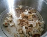 【茹でないパスタ2】餃子&梅の焼うどん風作り方3写真