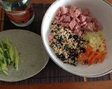 ココナッツオイル素麺パンパンカリッと焼き作り方3写真