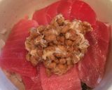 簡単で適当なネギマグロ納豆丼作り方6写真