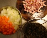 シンプルなレンズ豆の煮込み作り方1写真